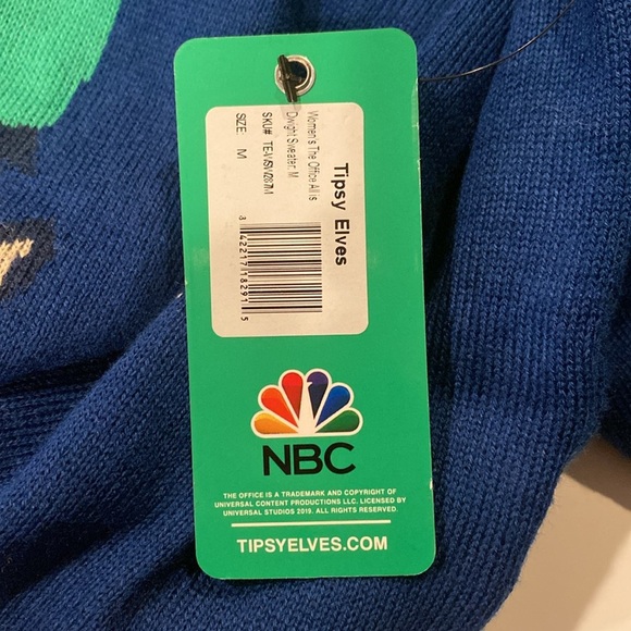Medium Tipsy Elves - the office - All is Calm - all is Dwight - men’s - NWT - Picture 4 of 4